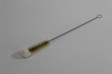 Flaschenbürste mit Wollkopf / Naturborste